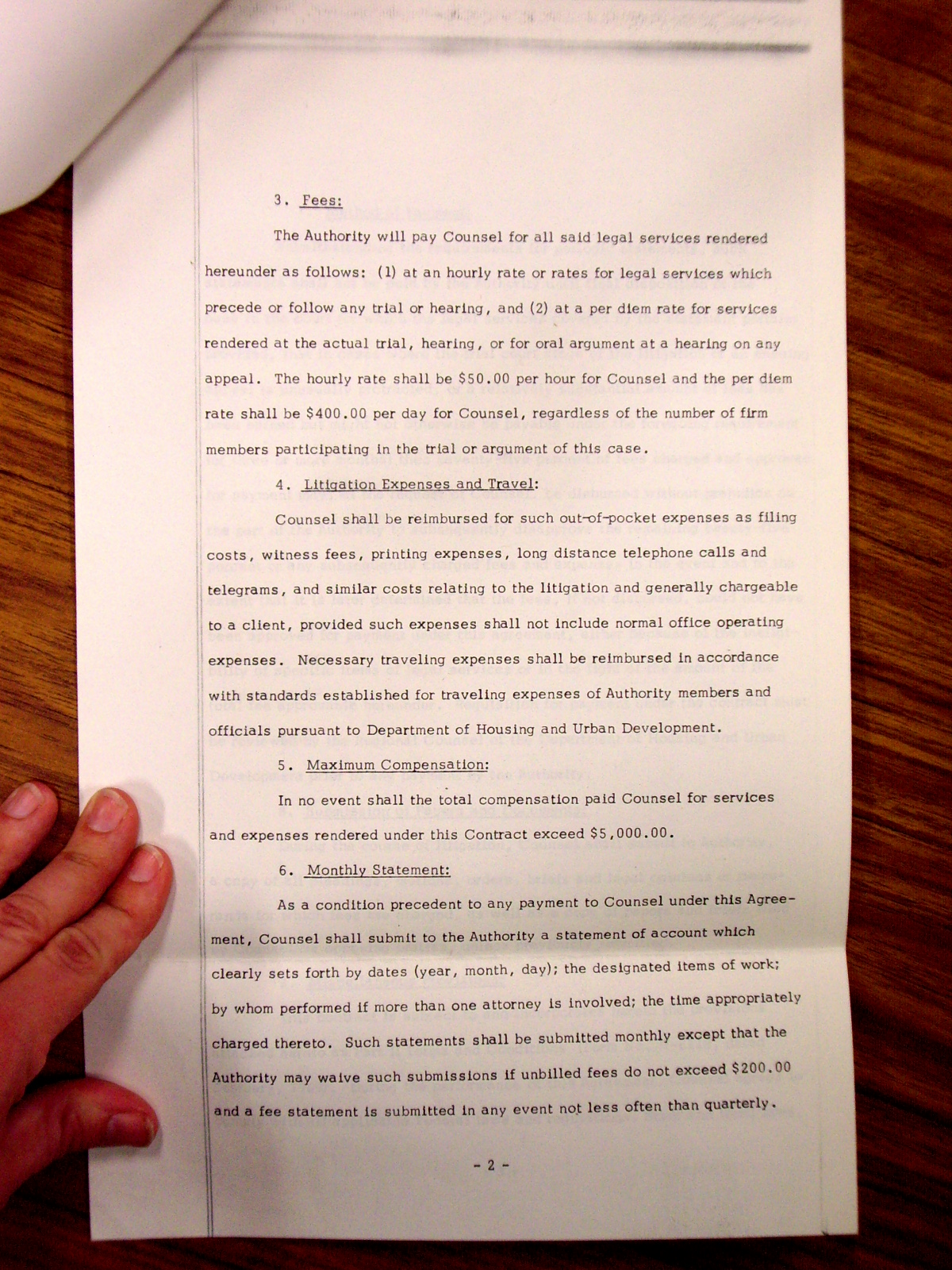 Memo to Leon Shore from Jack Callahan, enclosing Resolution Approving Contract for Litigation Services with Mr. Morris Topf