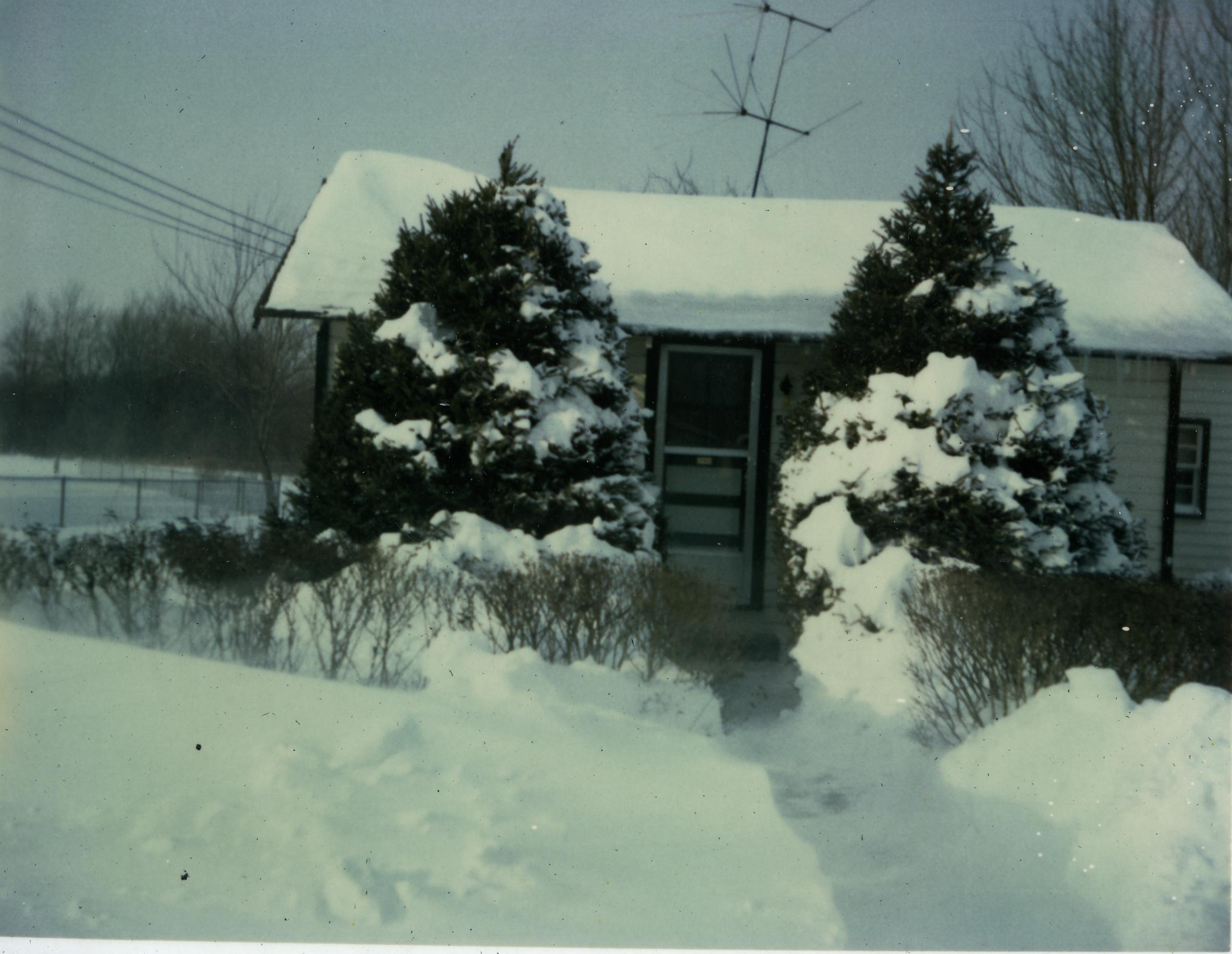 Edwards home in snow