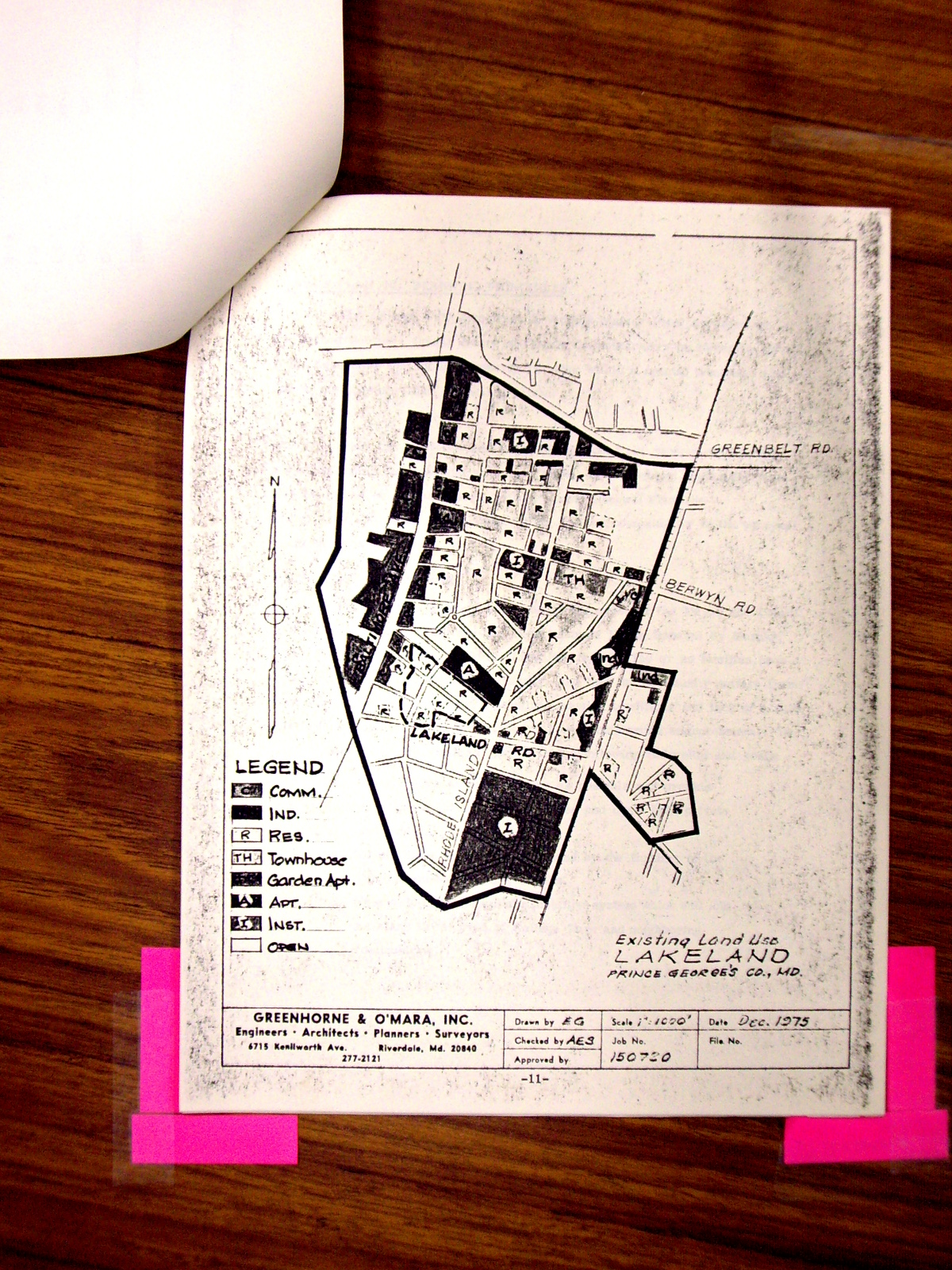 1978 Memorandum on Prince Georges County Zoning Map Amendments