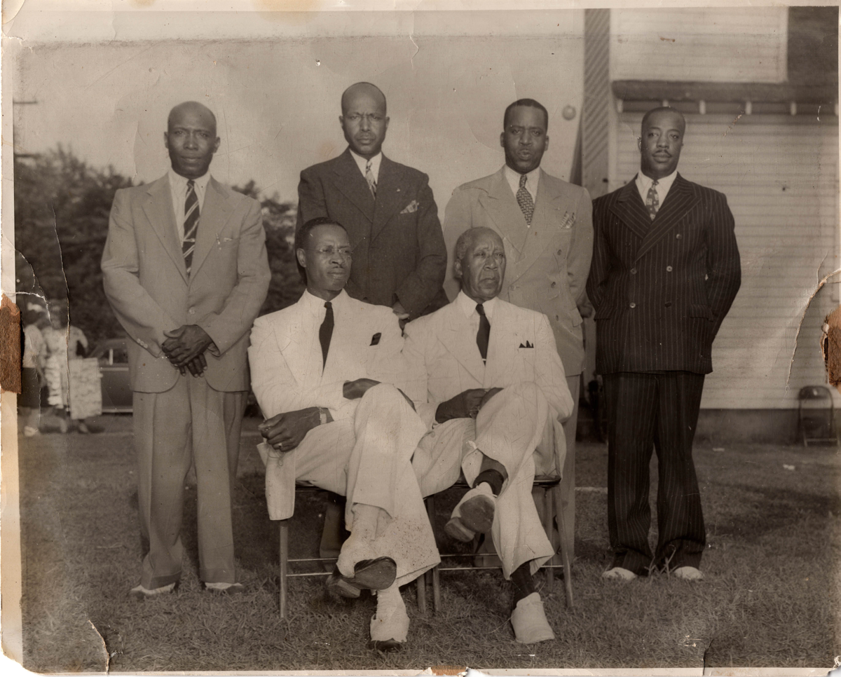 Photograph of male members of Embry AME