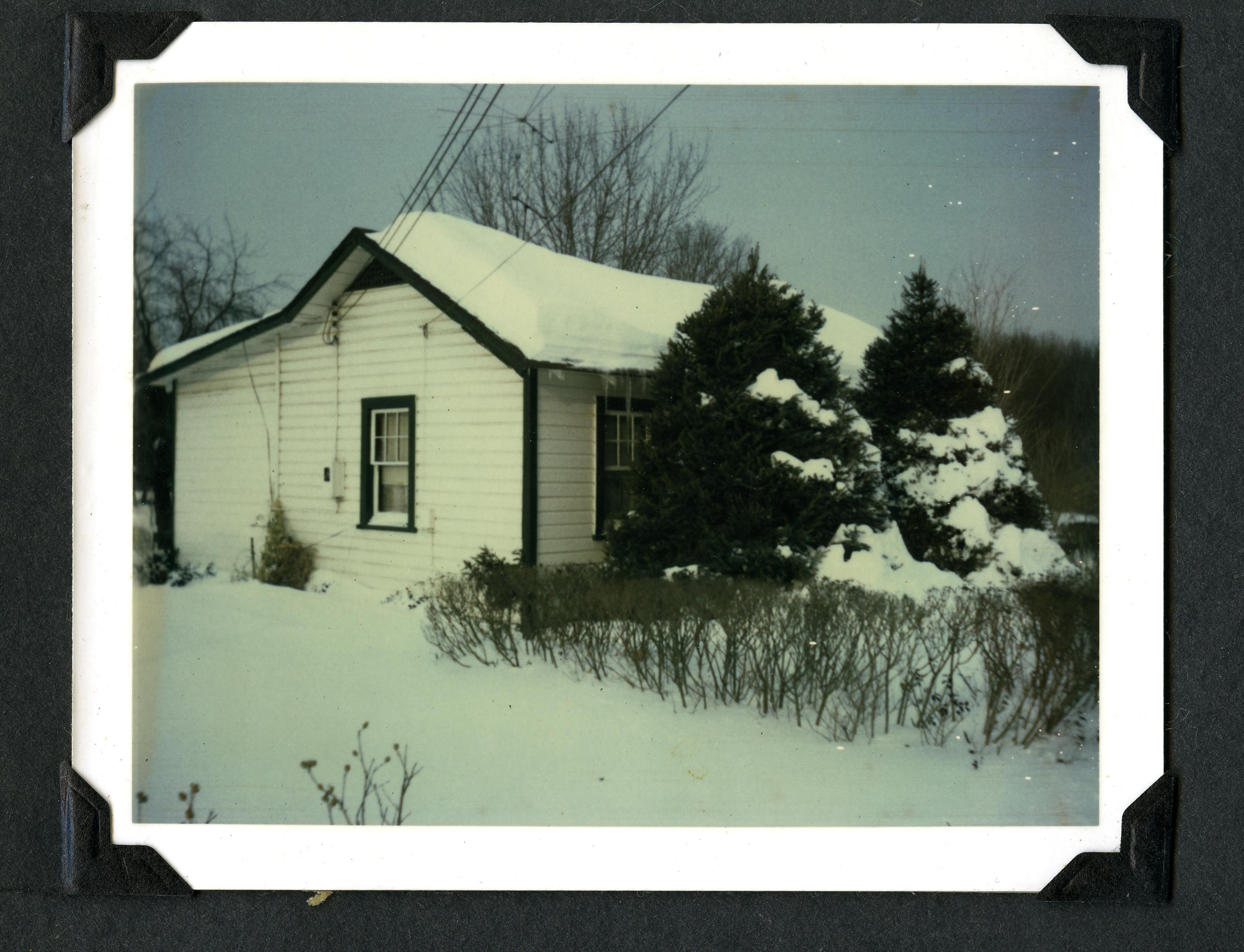 Edwards home in snow