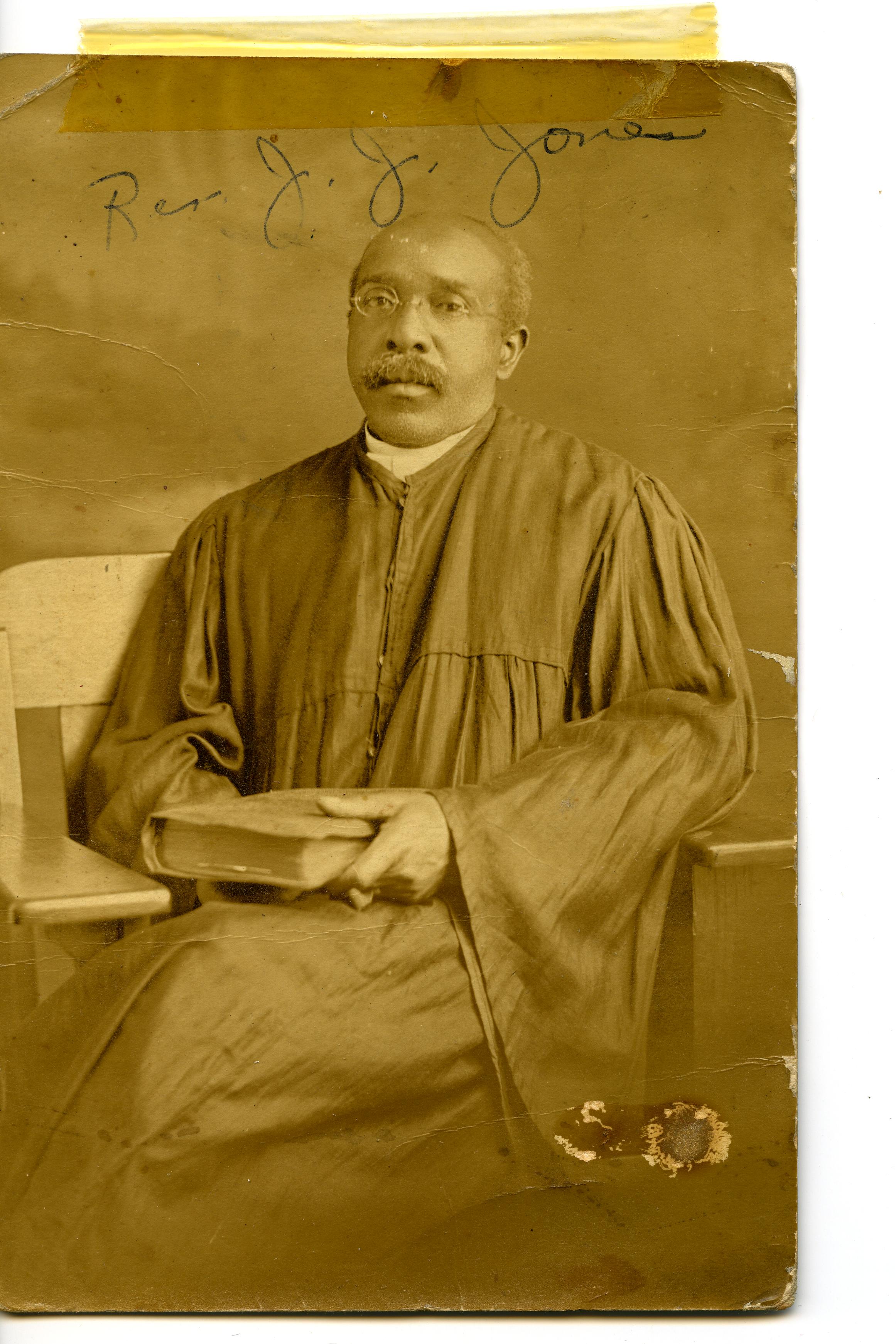 portrait of Rev. J.J. Jones