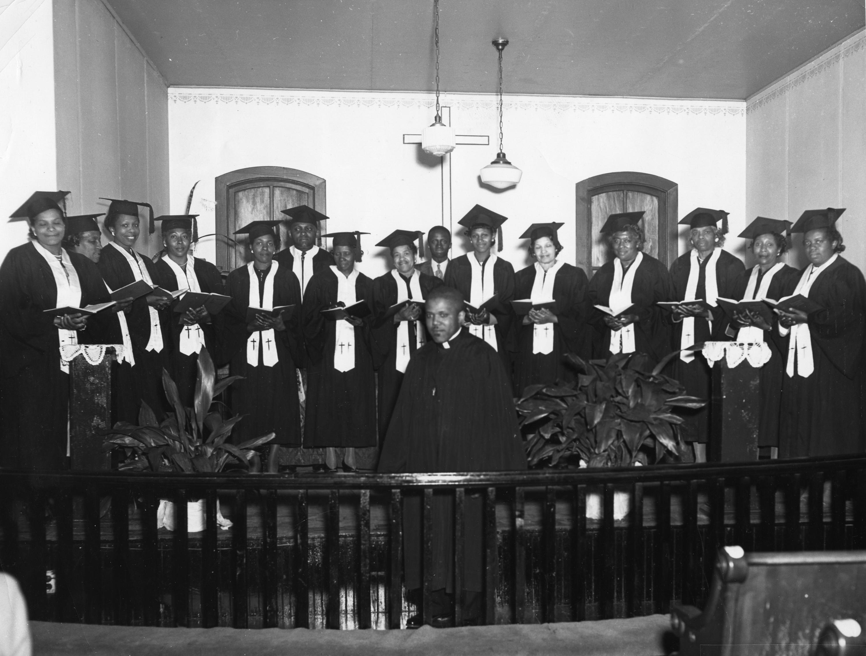 Reverend Jessie Williams and Choir