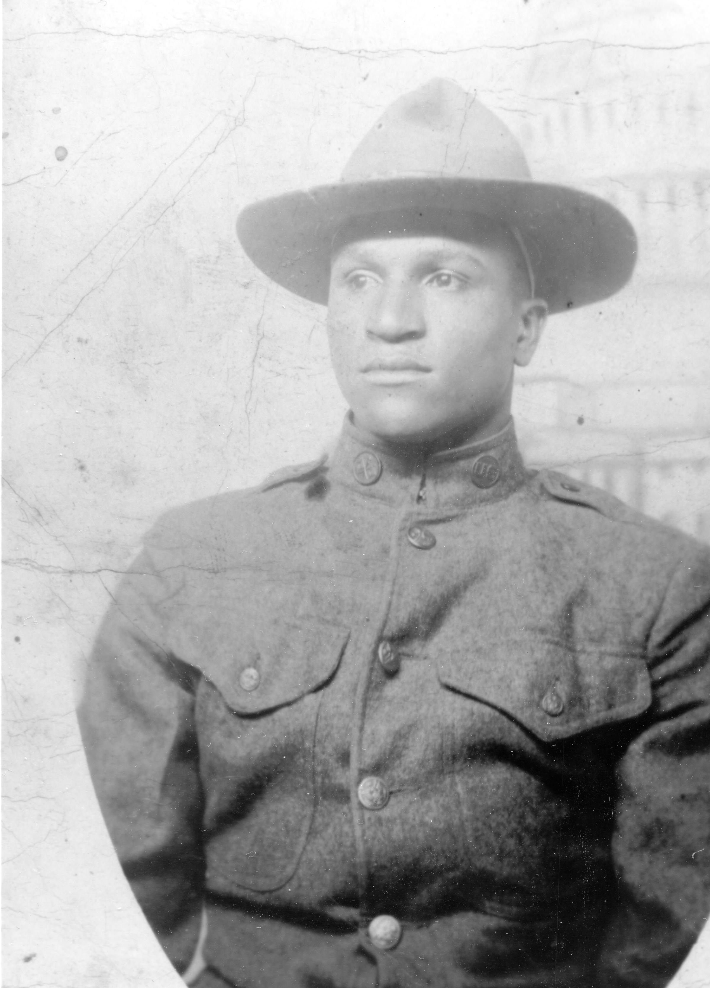 Joseph Johnson in Army uniform