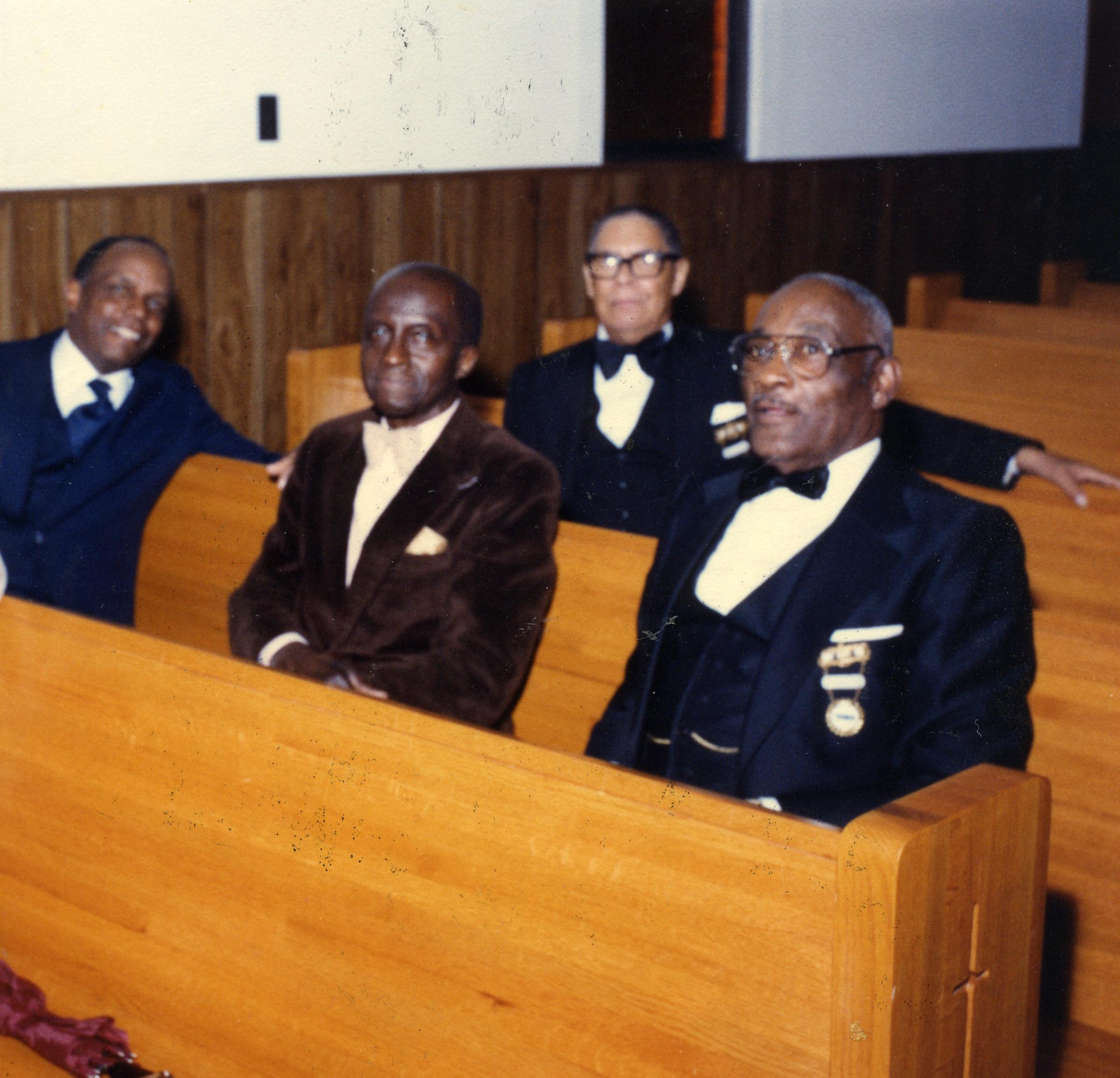 Men at Embry AME Church