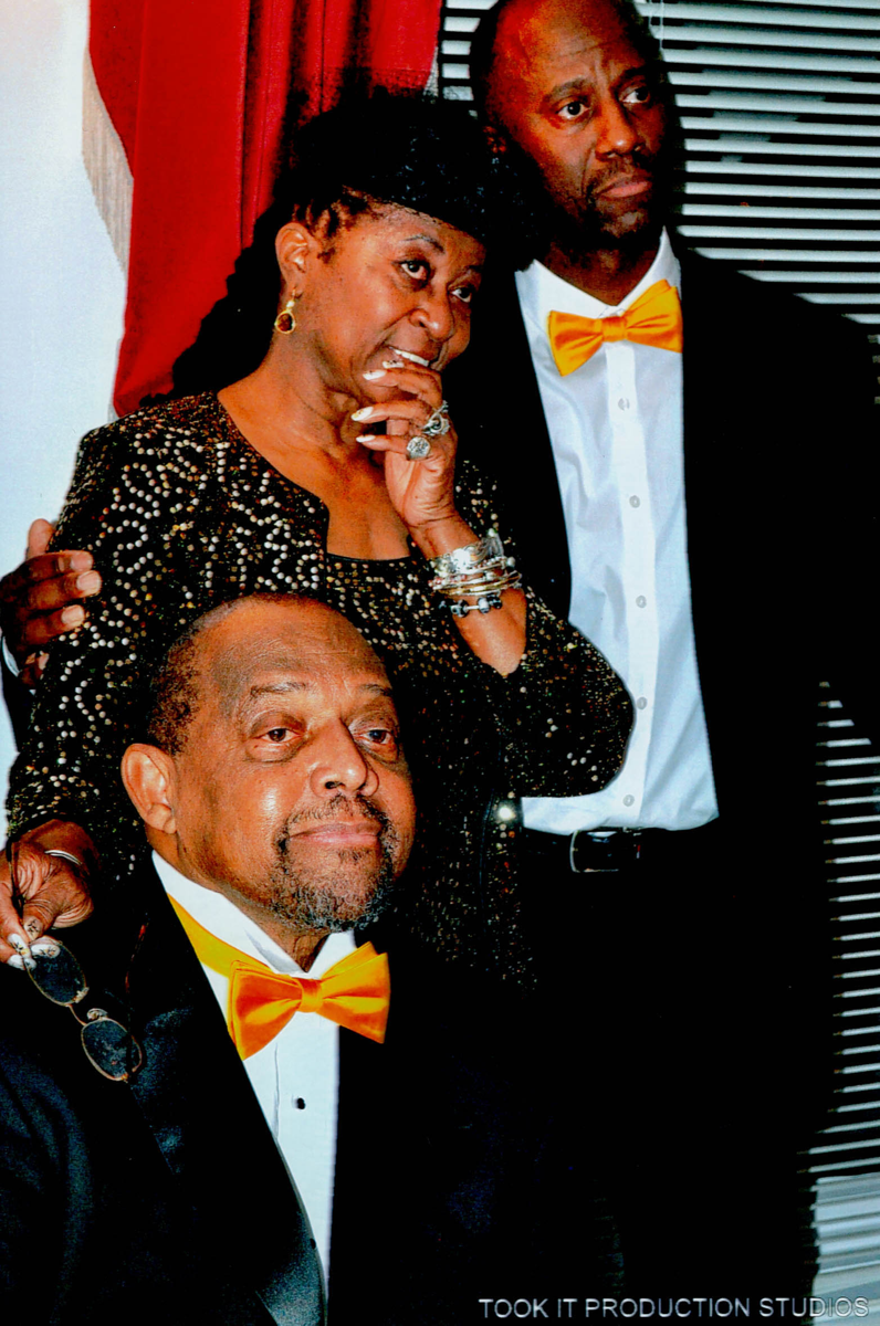 Photo from the 50th wedding anniversary of Pearl Lee Campbell Edwards and James W. Edwards III in 2014.