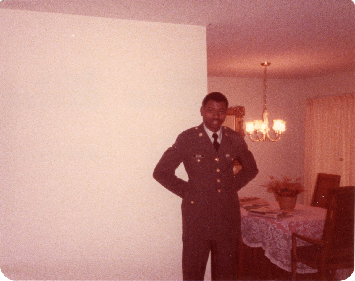 Alvin Seldon Jr., at the home of the donor.