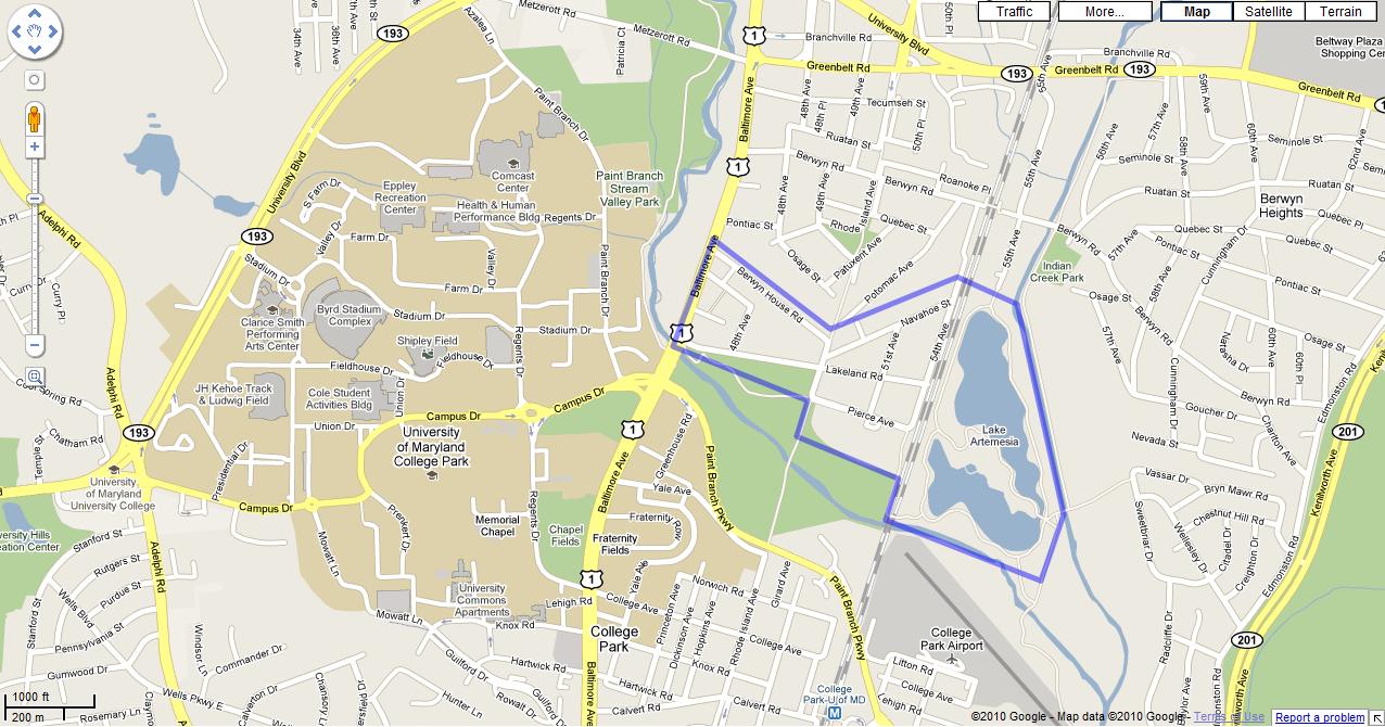 Lakeland Area Map