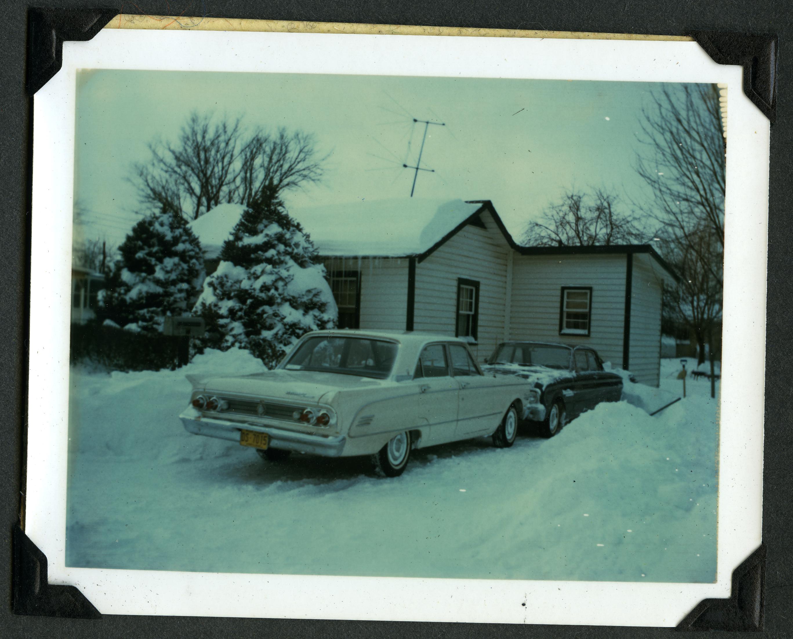 Edwards Home in the snow with car